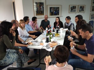 Picnic de La Jamonería en el taller